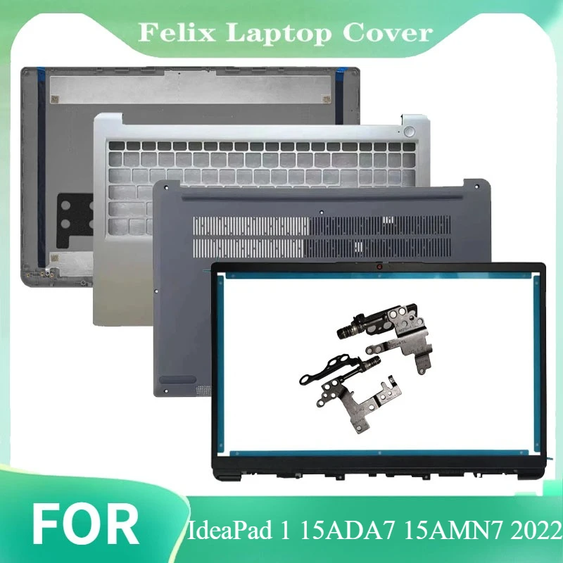 

ДЛЯ IdeaPad 1 15ADA7 15AMN7 2022, новый ноутбук, ЖК-дисплей, задняя верхняя крышка, передняя рамка, петли, упор для рук, верхняя нижняя часть корпуса