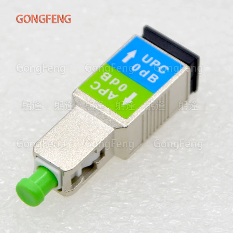 NEW Optic Fiber Attenuator Connector 0dB SC/APC Female-SC/UPC Male SM-9/125 Fiber Optic Adapter Flange Coupler Special Sale