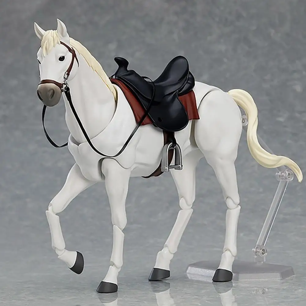 Horse Toy with Movable Joints Pvc Horse Figure with Movable Joints Simulation Miniature Horse Model