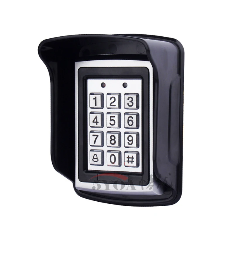 Plastic Waterproof Rain Cover For Access Control Keypad Controller Switches Rainproof Sun Protection Shell Black