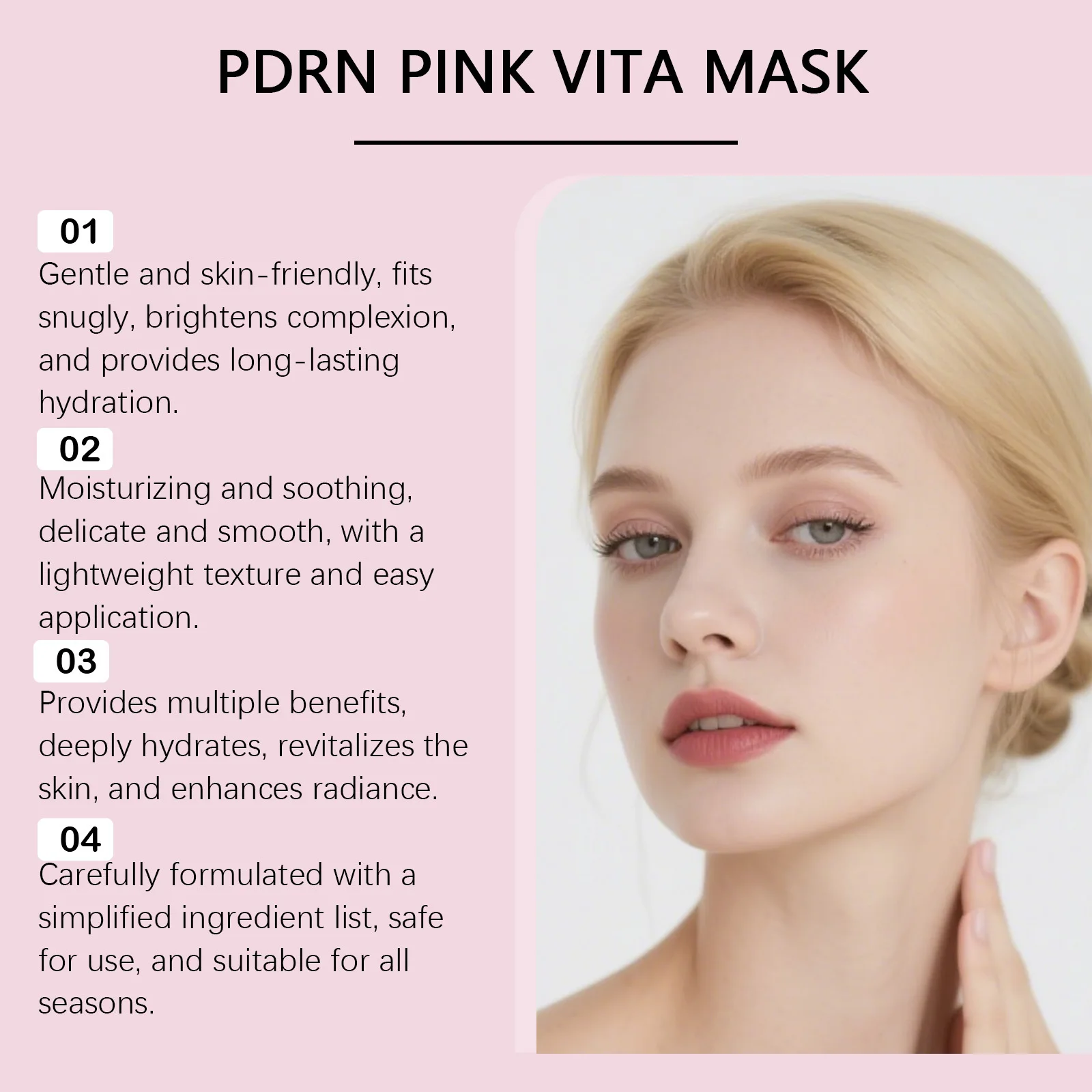 Collagen Mask Improve Dry Rough Enhance Skin Elasticity Reduce Redness Lift Firming Skin Glow Moisturizing Nourishing Face Mask