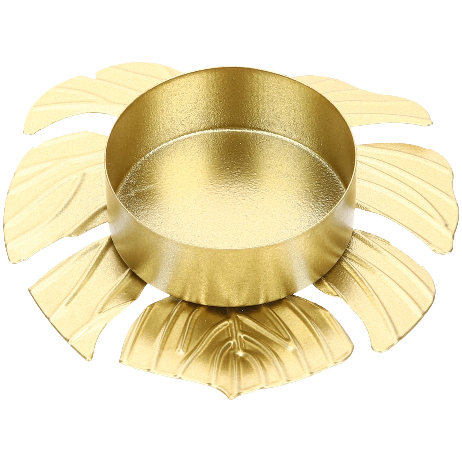 

2 Pcs Candlestick Props Gold Holder Tea Holders Decorate Christmas Tealight Stand Lights Iron Banquet