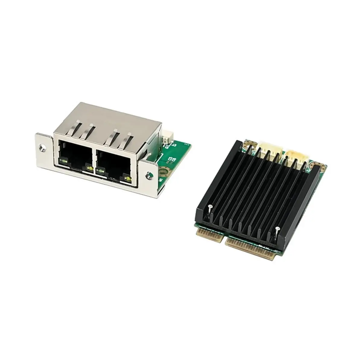 N94R MiniPCIE to RJ45 Network Card I210-T2 Dual RJ45 Gigabit Server NIC Ethernet Adapter External Wired Type Network Card
