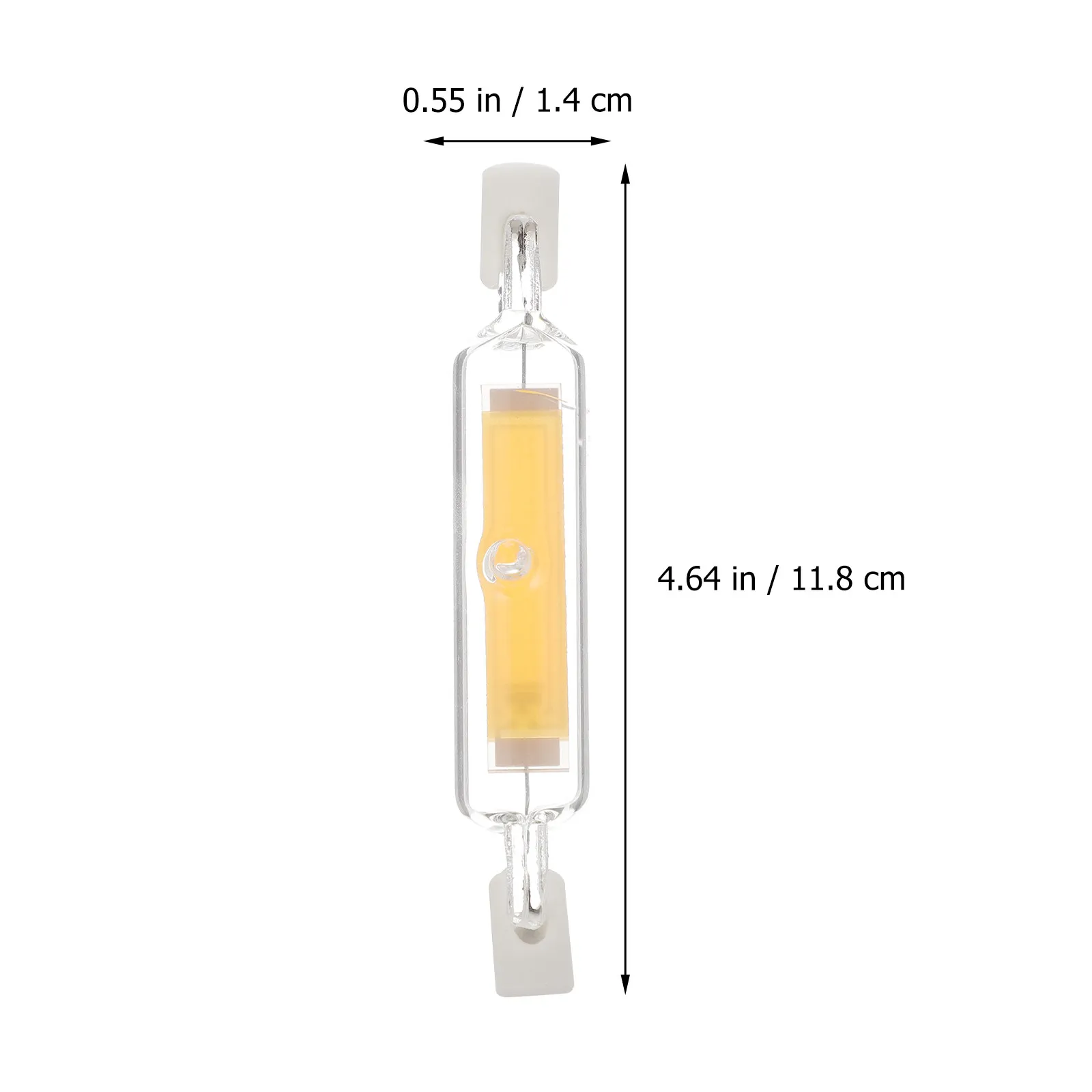 R7s LED Bulb 10W 220V 118Mm Double Ended Cob Light Instant on No Flicker No Buzz Halogen Replacement for Wall Sconce Garage