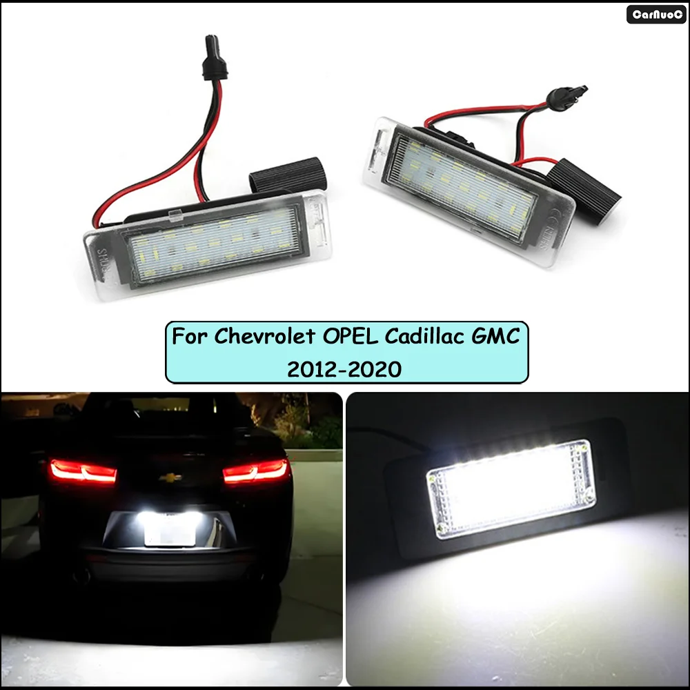 

Car LED License Number Plate Light Lamp For Chevrolet Cruze Camaro Corvette Buick OPEL Cadillac GMC 2012-2020