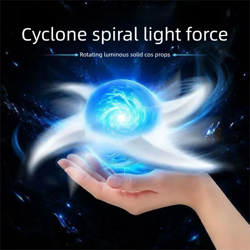 7 Color Changing Rotating Light Spinner Blade Toy Light-Up Spinnings Discs Cool Anime Laser Sword Cosplay Prop Boyfriend Gift