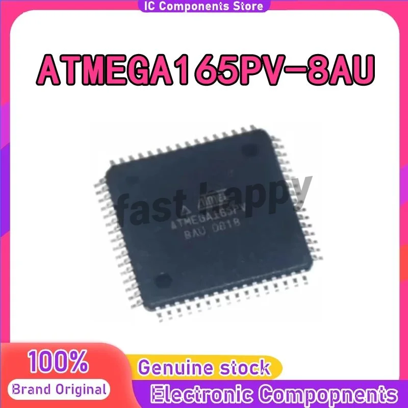 ATMEGA165PV-8AU ATMEGA165PV-8 ATMEGA165PV ATMEGA165 ATMEGA IC MCU Chip TQFP-64 in Stock 100% New Origin