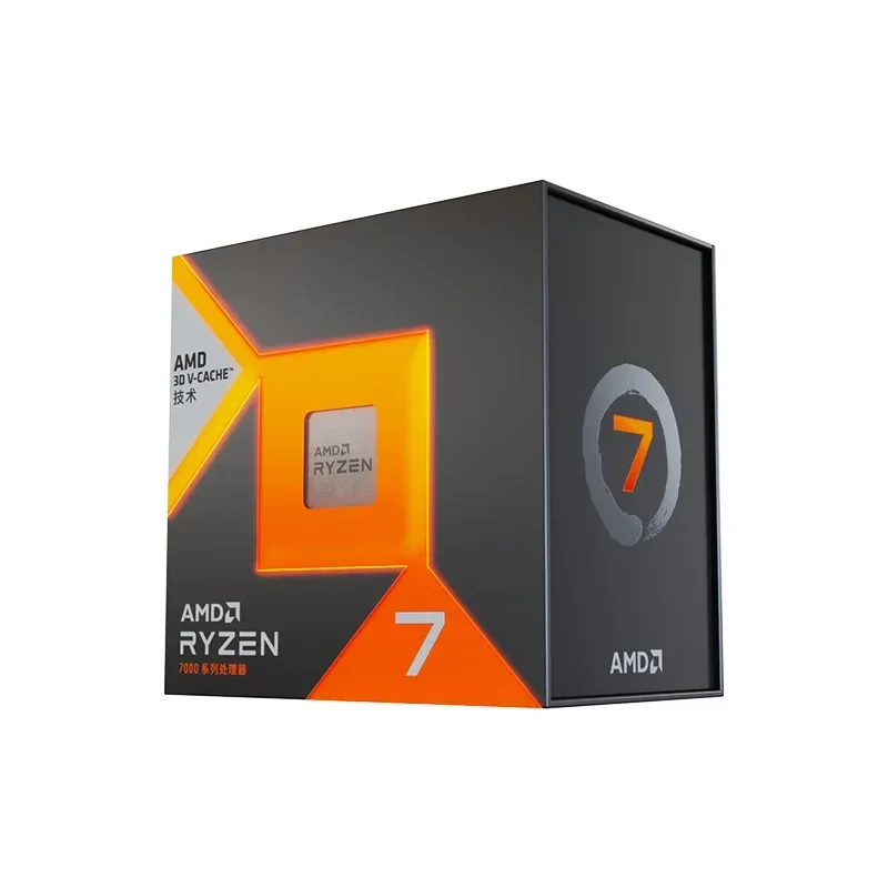 AMD Ryzen 7 7800X3D game processor (r7) 8 cores 16 threads 104MB game cache acceleration frequency up to 5.0GHz boxed CPU