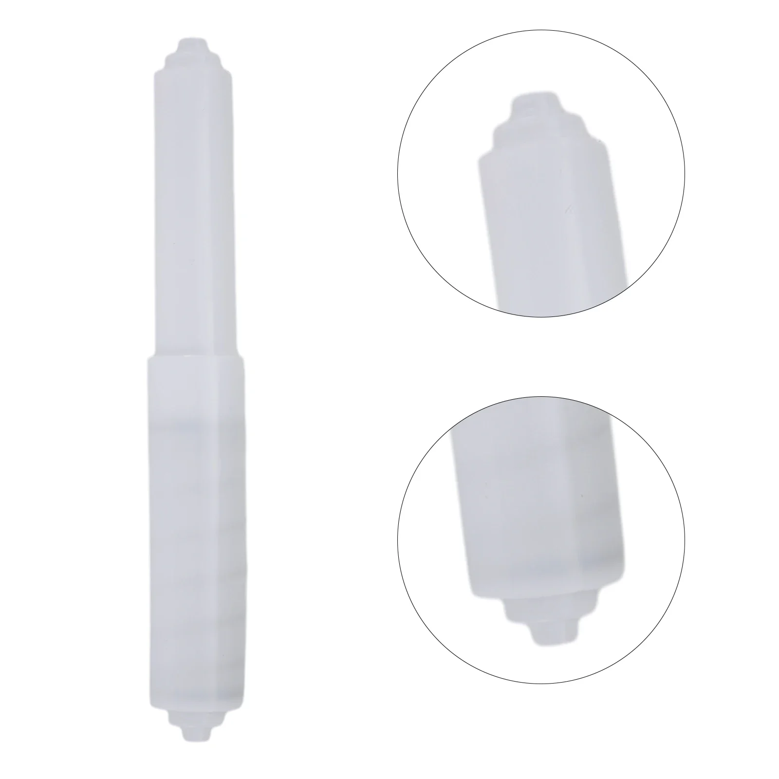 1/3PCS Bathroom Toilet Roller Shaft Spring Loading Replacement Insertion Rack Paper Holder Paper Core Plastic Roller Shaft