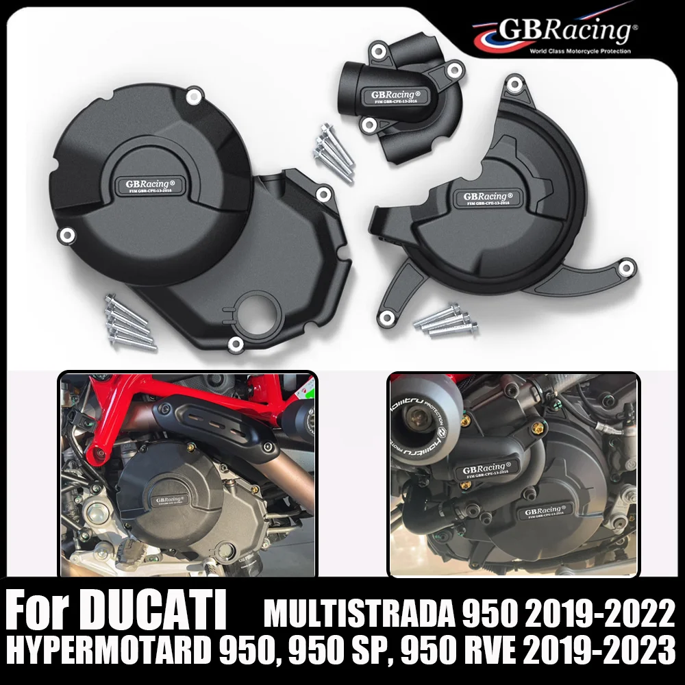

For DUCATI Motorcycle HYPERMOTARD 950, 950 SP, 950 RVE 2019-2023 MULTISTRADA 950 2019 2020 2021 2022 Engine Protection Cover