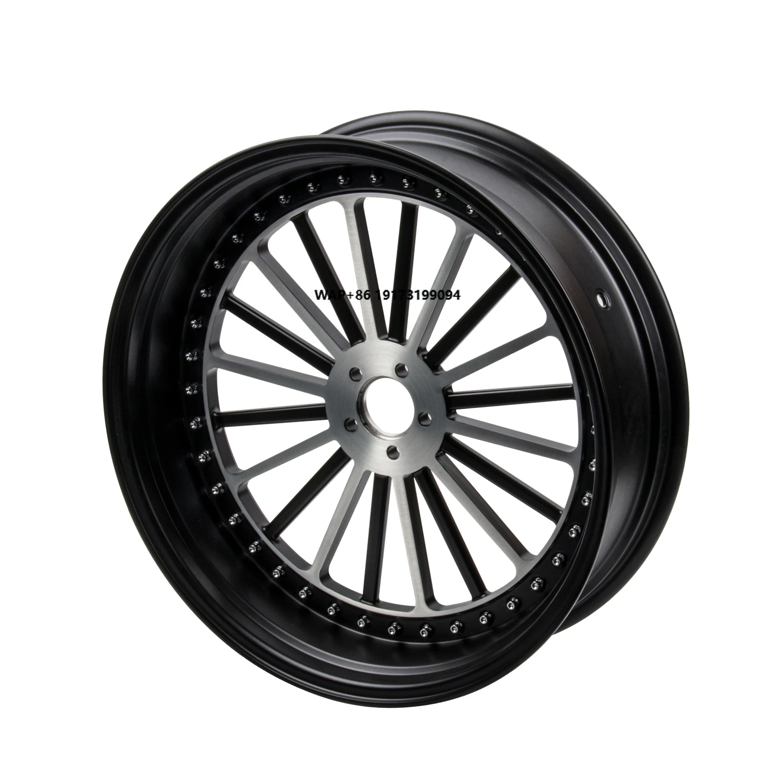 

Matte Black Wheels Motor Rims Forged Wheel Multi-Spokes for 18-later Street bob Softail Standard Fatboy Breakout