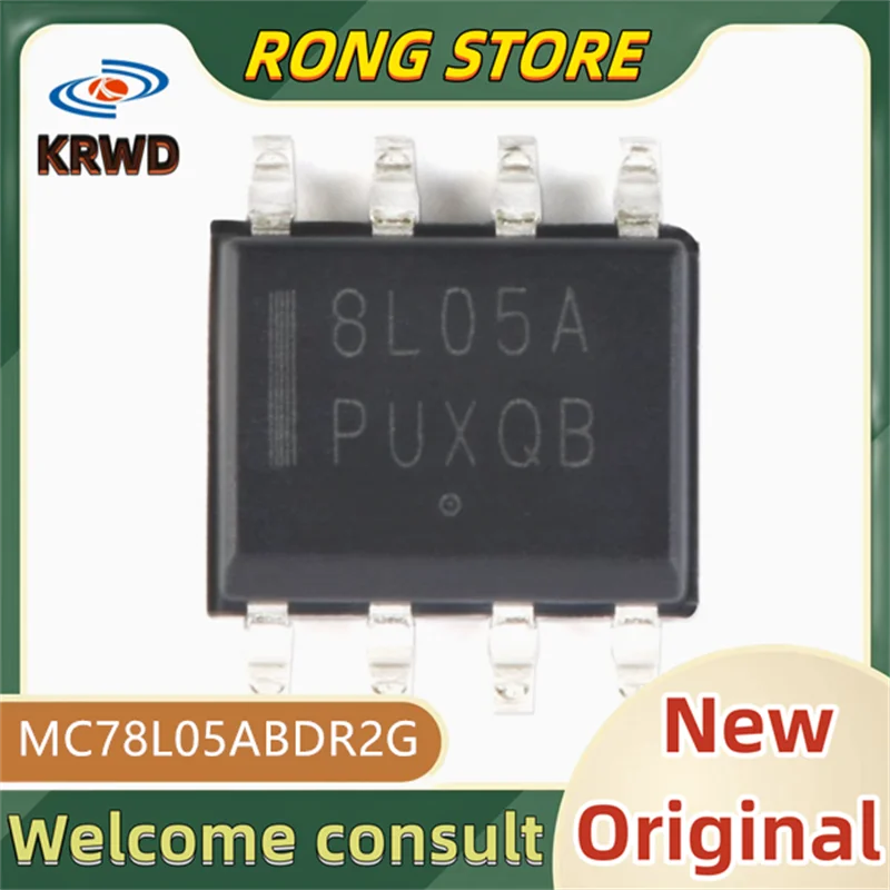 50PCS 8L05A New and original MC78L05ABDR2G MC78L05ABDR2 MC78L05ABDR MC78L05AB SOP-8