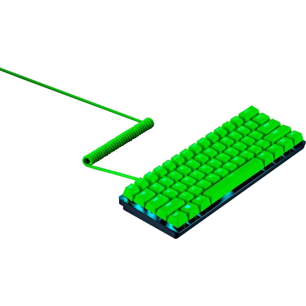 Razer Keycap PBT Key Set + Spiral Cable-Green-RC2101490700R3X