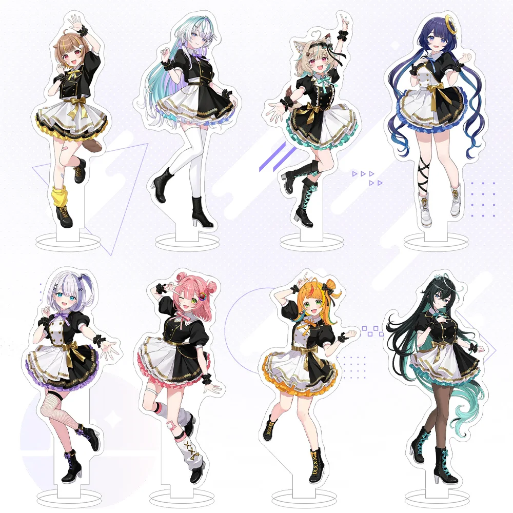 Million Production Amayo Liz Nemukumo Tsukuri Nijipuka Nuhu Yuragi Yura Otonose Raco Komawari Koma Soporte de acrílico Llavero de juguete