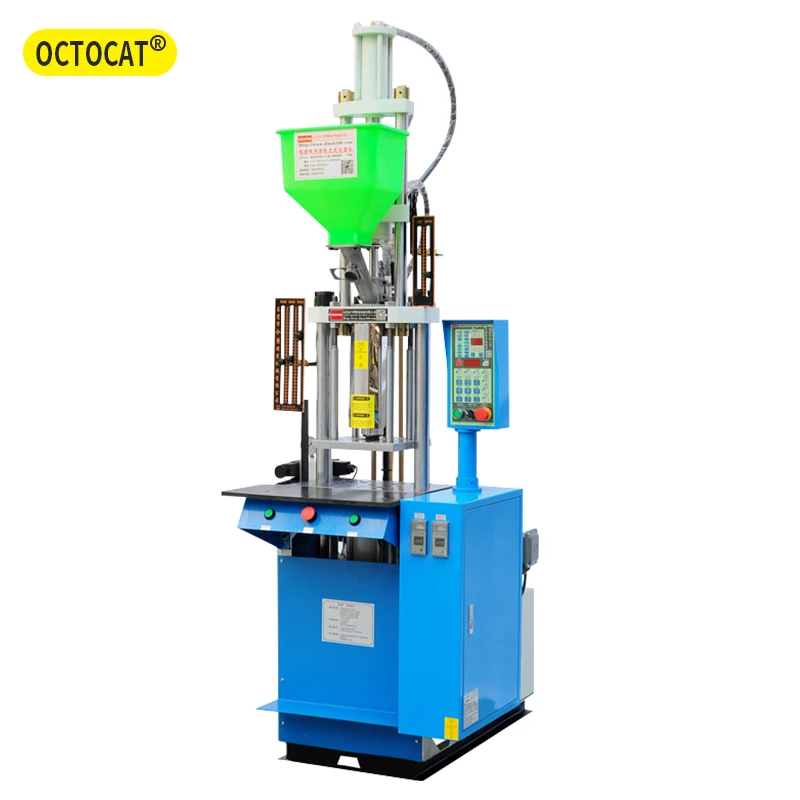 15T Automatic vertical injection molding machine, power plug small wire plastic products injection machinery and equipment