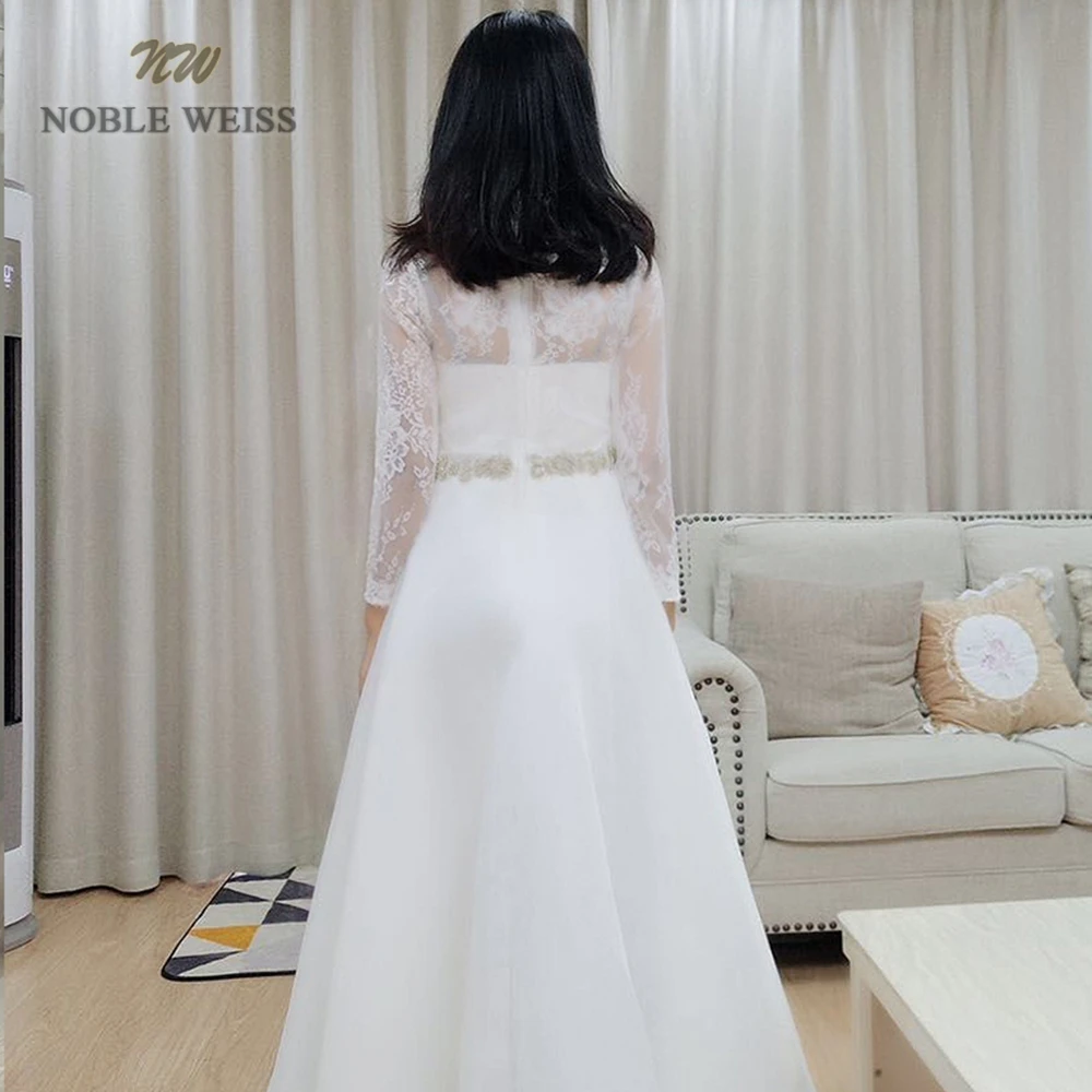 Vestido De novia hasta el suelo, corte en A, vestidos De novia De Organza, Vestido De novia sencillo personalizado