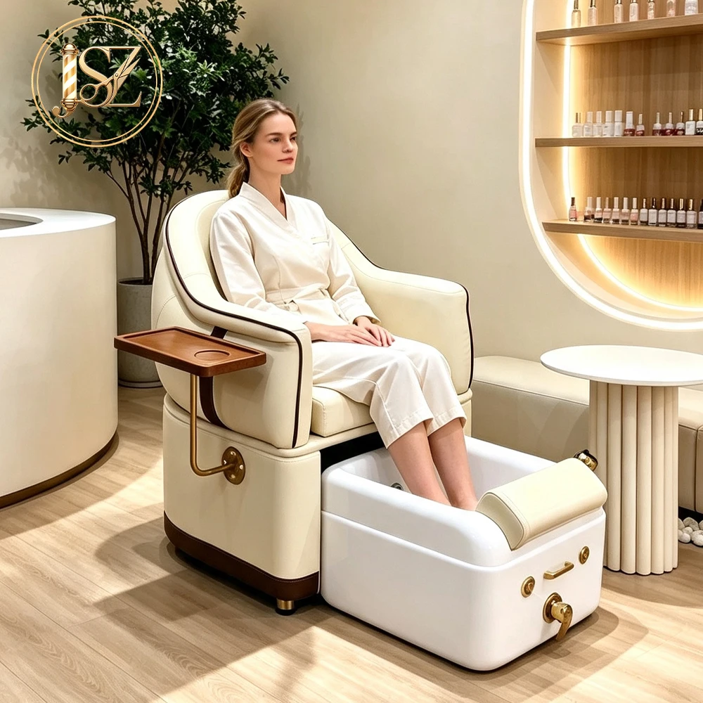 Pedicure Sofa Chair PU Leather - Foot Spa 评论和价格