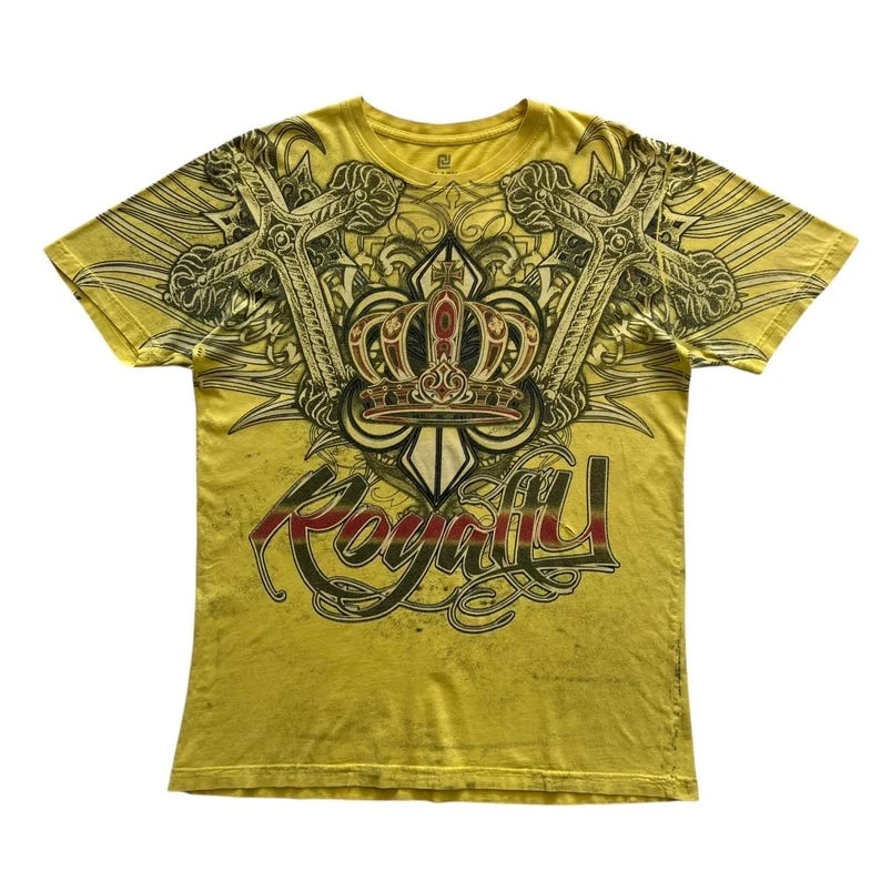 

Футболка в стиле Royalty Cross Wing в стиле гранж Cyber Y2K