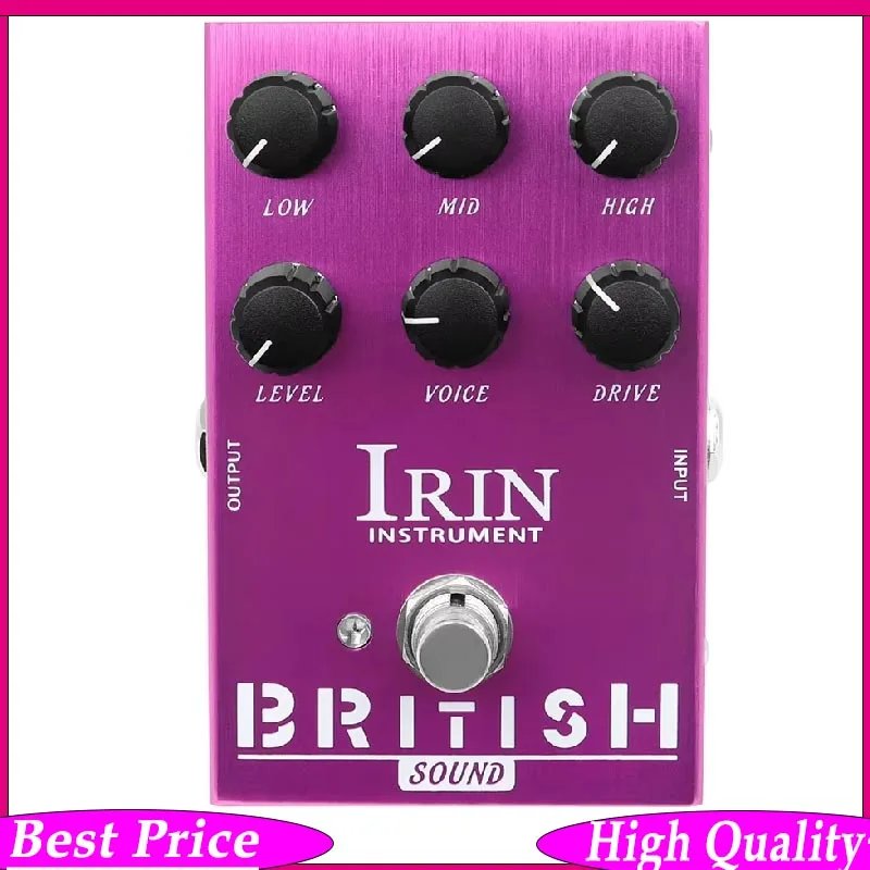 

IRIN BRITISH Electric Guitar Effect Pedals Portable Speaker Simulation Guitar Effect Guitar Accessories