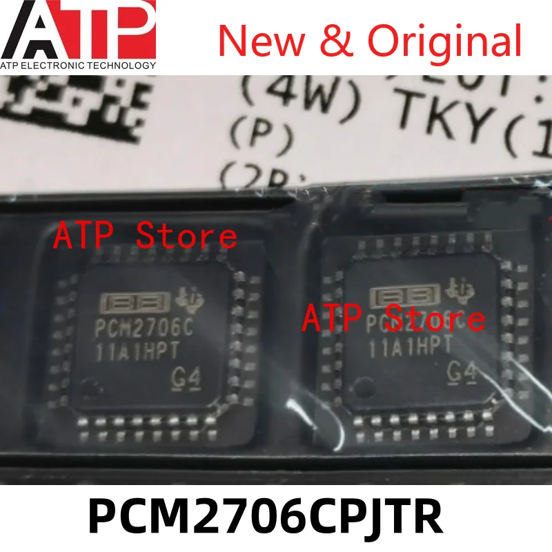 5PCS PCM2706CPJTR PCM2706C TQFP32 Original spot inventory