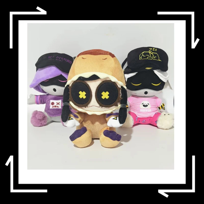 Murder Drones Plush Doll Cute T Rex Shaped Soft Stuffed Toy Detachable Eye Mask Collectible Gift For Animation Fans Home Decor