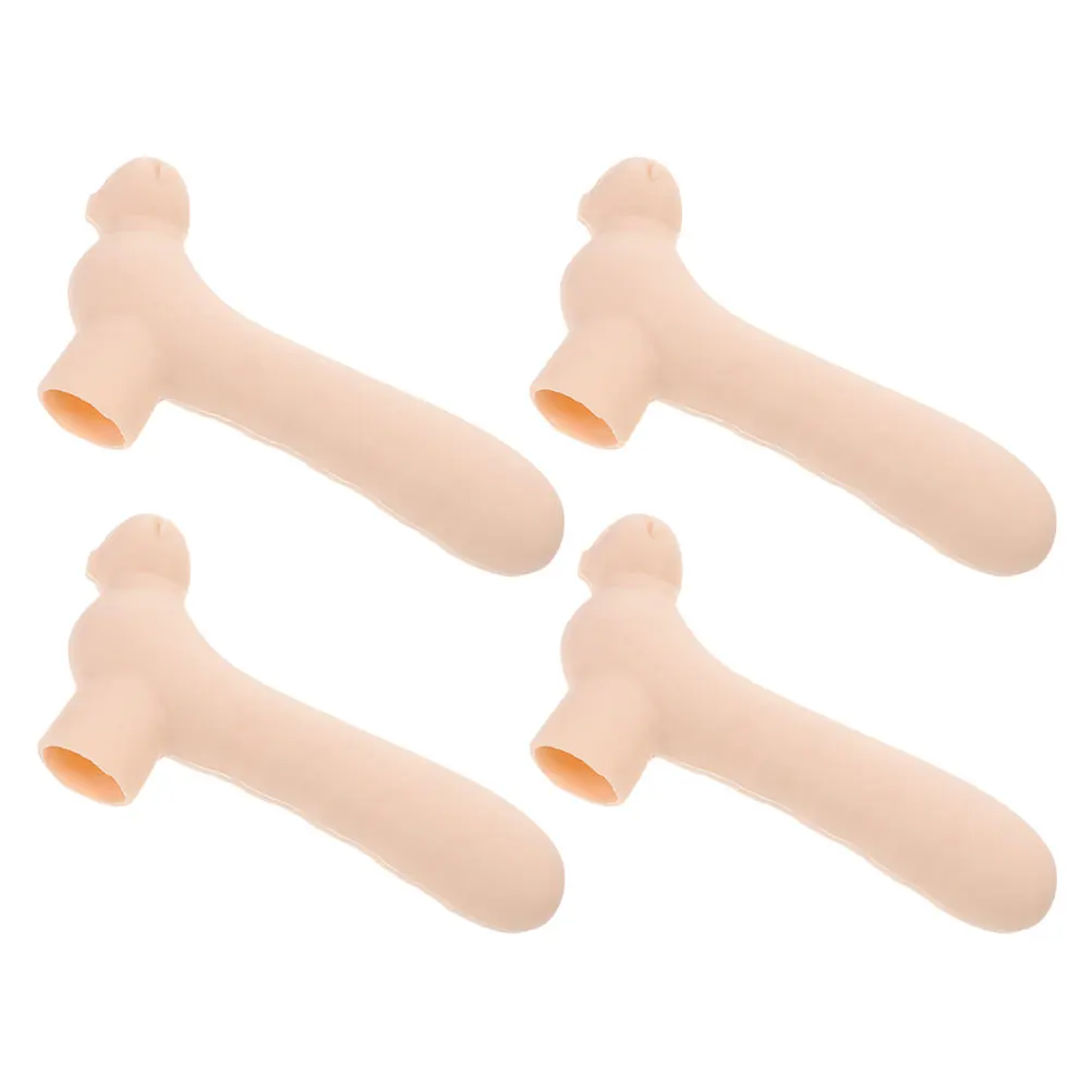 

4Pcs Door Handle Protectors Silicone Childproof Safety Covers Proof Easy Installation Door Knob Cushion Anti-Collision