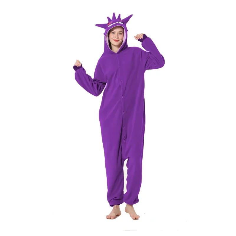 ☆ ☆ بيجامة Gengar لعام 2025 أزياء تنكرية من الصوف للنساء أنيمي Kigurumi Pokenon نيسيس للبالغين قطعة واحدة بيجاما رجالية جديدة s5g7epp ❤