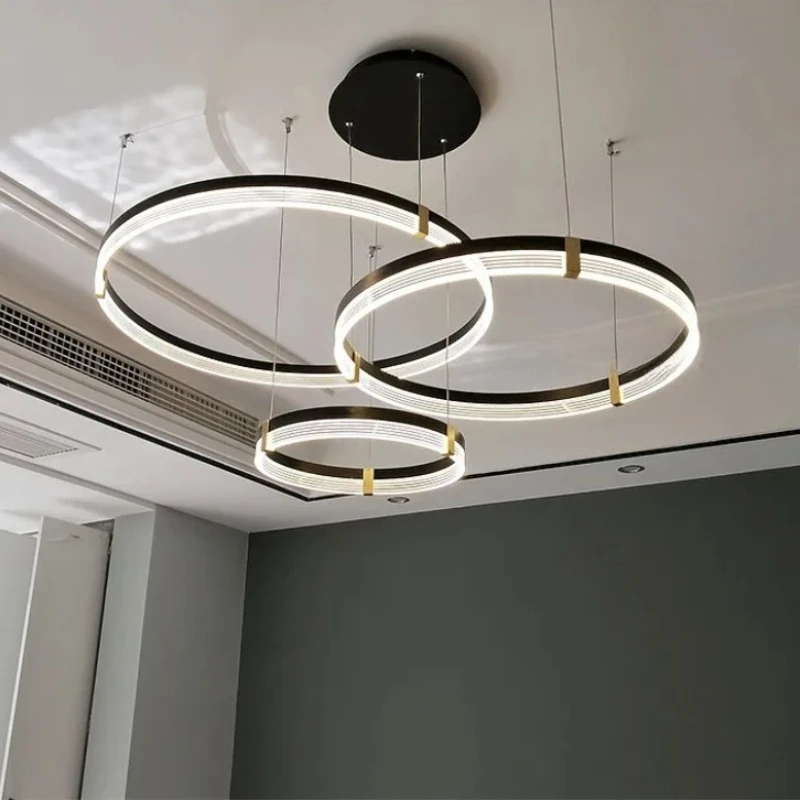 Luxury Modern High-end Creative LED Pendant Light Bedroom Restaurant Dinning Room Suspension Chandeliers Home Decor Lamps Lustre