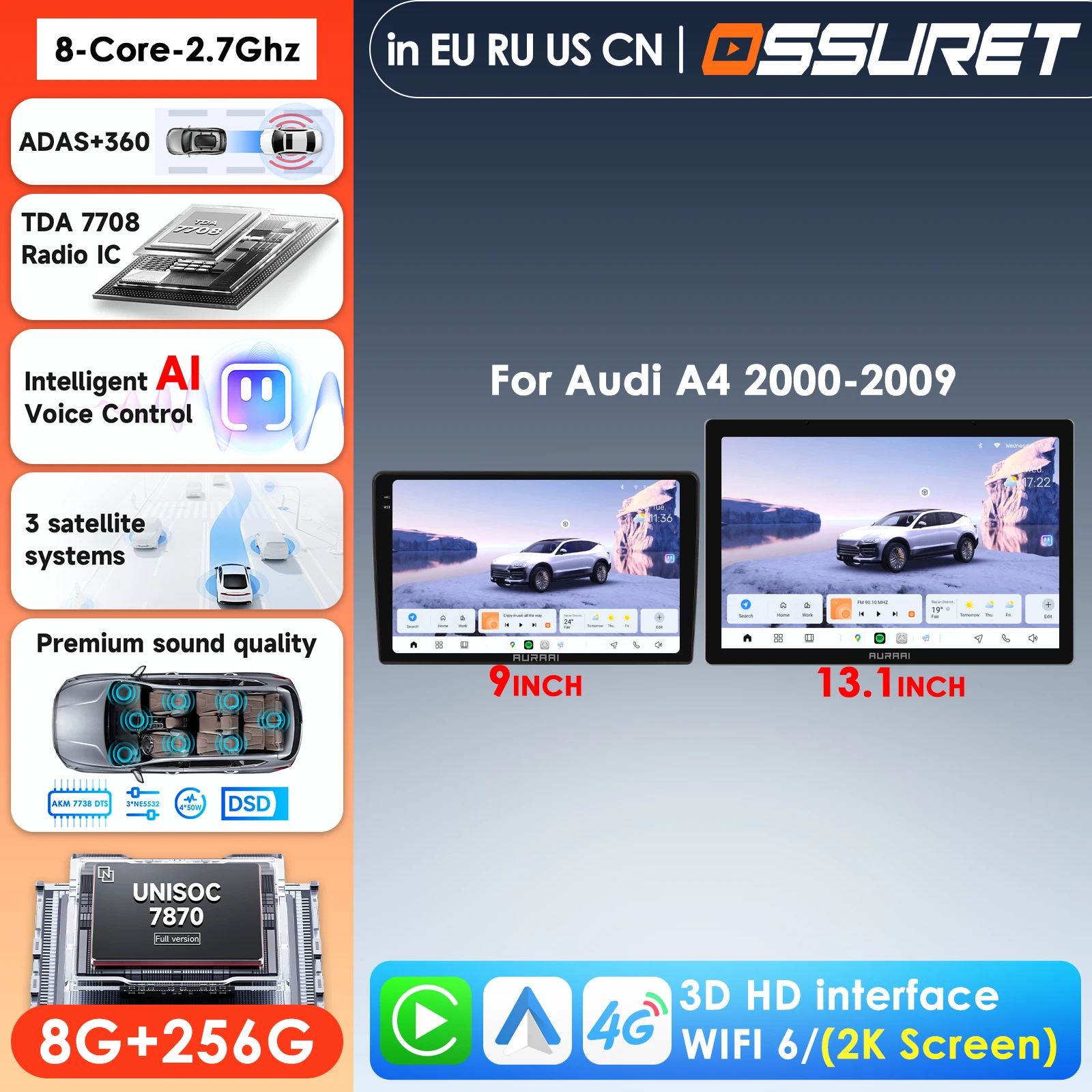 9Inch 2K Screen Car…