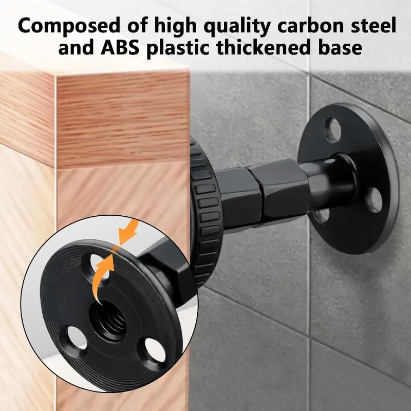 4pcs Bed Frame Fixator Self-adhesive Adjustable Thread Anti-Shake Tool Furniture Leg Pad Fixed Anti-squeaking Telescopic Support view 5