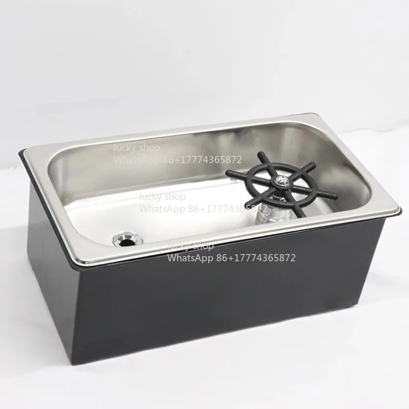 Stainless Steel Desktop Non Opening Cup Washing Bar Mobile Embedded Kitchen