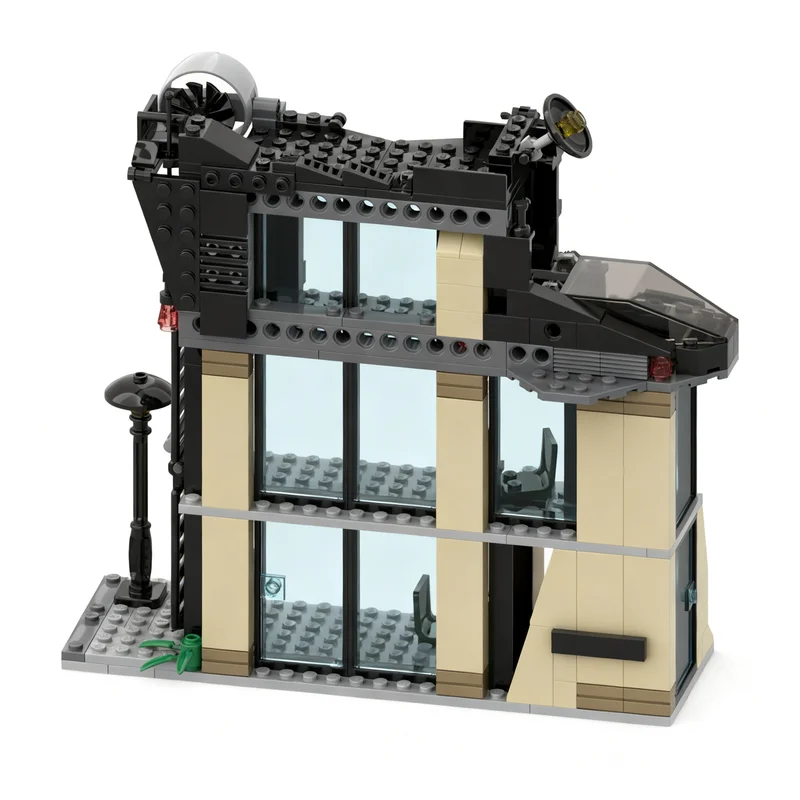 232pcs MOC Super Heroes Marvelal Spider Daily Bugle Newsroom Model Toys Building Blocks Construction Christmas Gift 3D Education