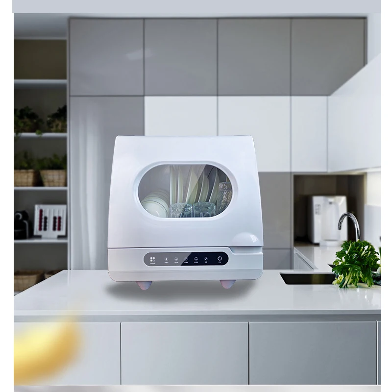 Automatic Dishwasher Installation Free Small Desktop Drying Integrated Anti-virus Sterilizing Intelligent Household Dish Washer