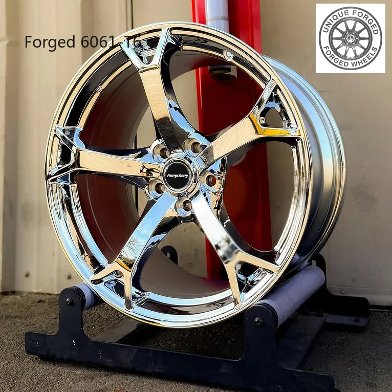 

2026 New Design Forged Chrome Wheel 17-24 Inch Racing Car Wheel 5x114.3 5x120 Concave Wheel for 350z 370z Nismo Q50 G35