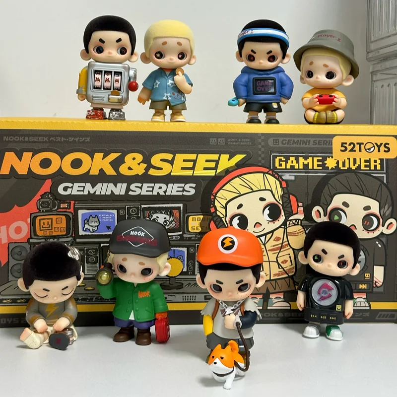 Genuine New 52Toys NOOK&SEEK Gemini Series Blind Box Figure Trendy Toy Desktop Ornament Collectible Model Surprise Mystery Box