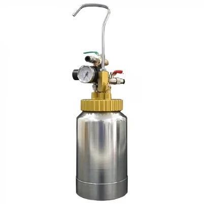 

2L customiz le paint pressure tank, with spray and pneumatic bucket, OEM supports spraying pneumatic paint tank