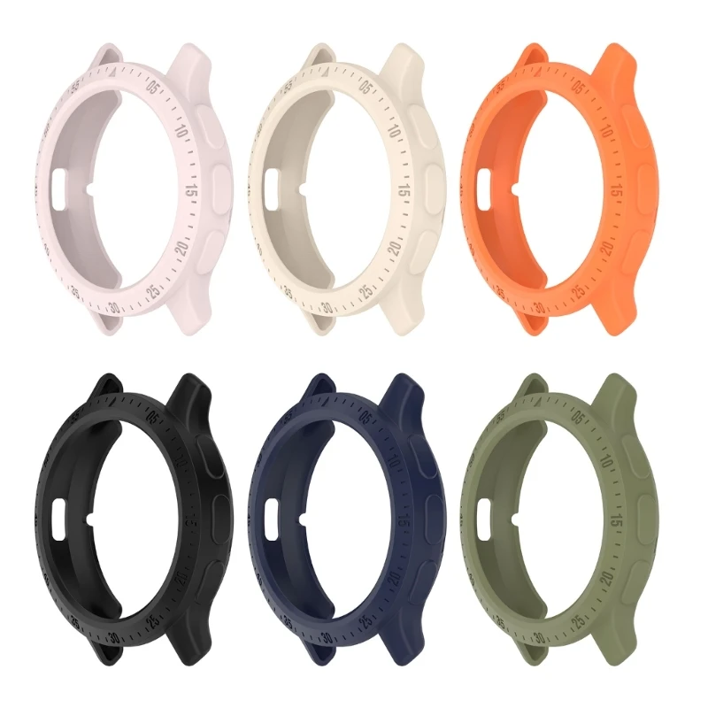 Stylish Hollow Scale Protective Case Improved Protections and Flexible Silicone Case fit for Garmin Venu 3/Venu 3S