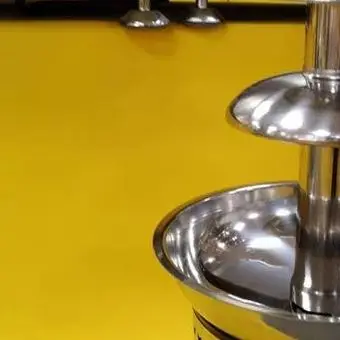 BABEJING Stainless Steel Chocolate Fountain Machine Commercial Fully Automatic Wedding Candy Waterfall Dispenser