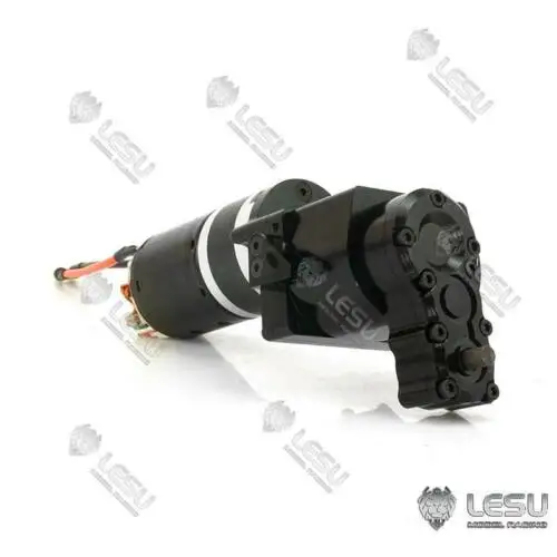 LESU Metall 2-Gang-Getriebe für RC 1/14 DIY Traktor LKW Tamiyaya Dumper Modell Spielzeug Teil TH16716