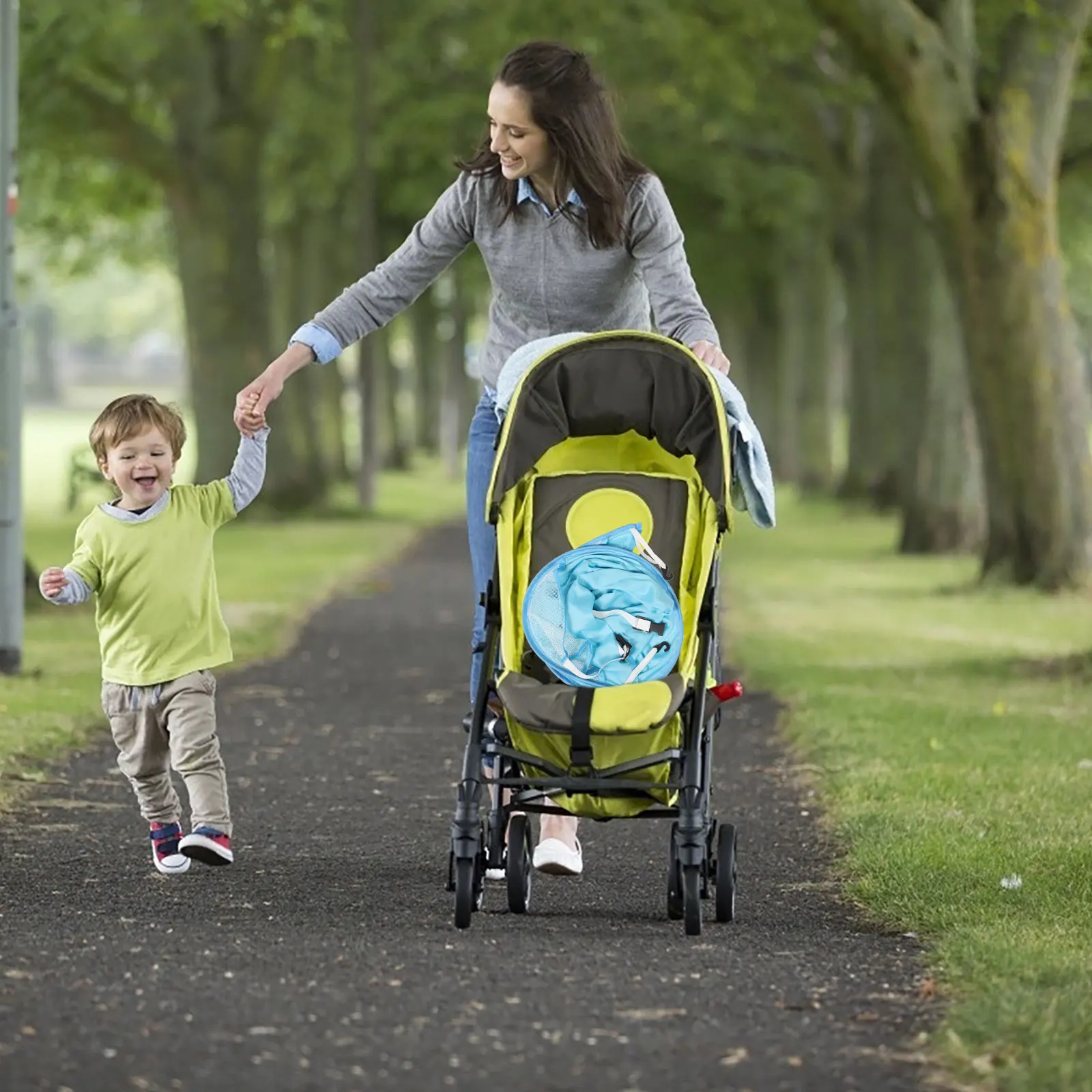 

Universal Baby Stroller Sunshade Lightweight Portable Canopy Sky Protection Rain Cover Fits Most