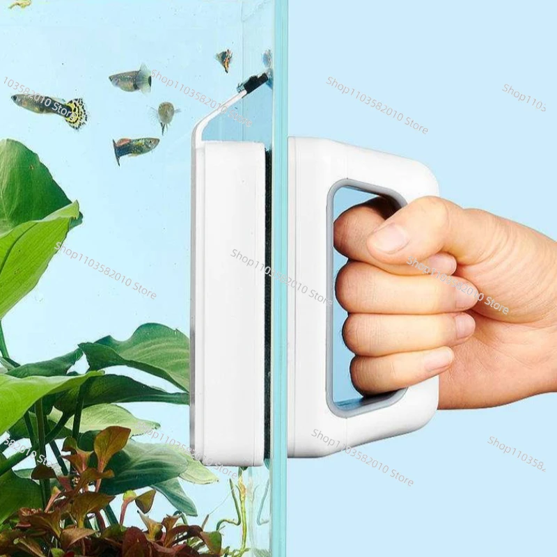 Fish Tank Magnetic Brush, Aquarium Algae Remover Scraper Double-sided, Fish Bowl Cleaning Tools for Fishbowl Cleaning