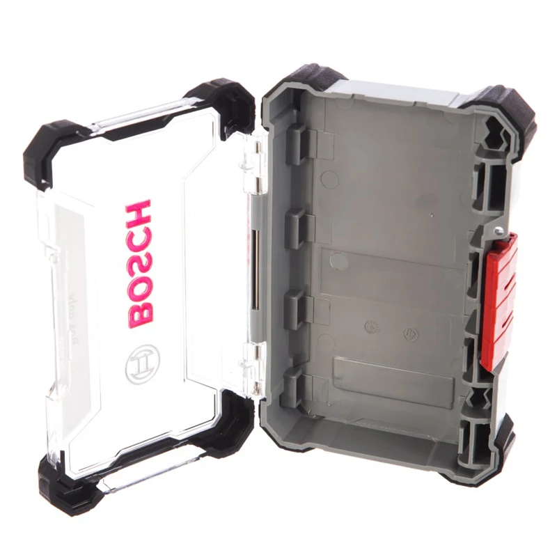 Imagem -04 - Bosch-caixa Vazia Translúcida Haste de Extensão para Broca Suporte Caixa de Armazenamento Acessórios para Ferramentas 165x105x50 mm 2608522362