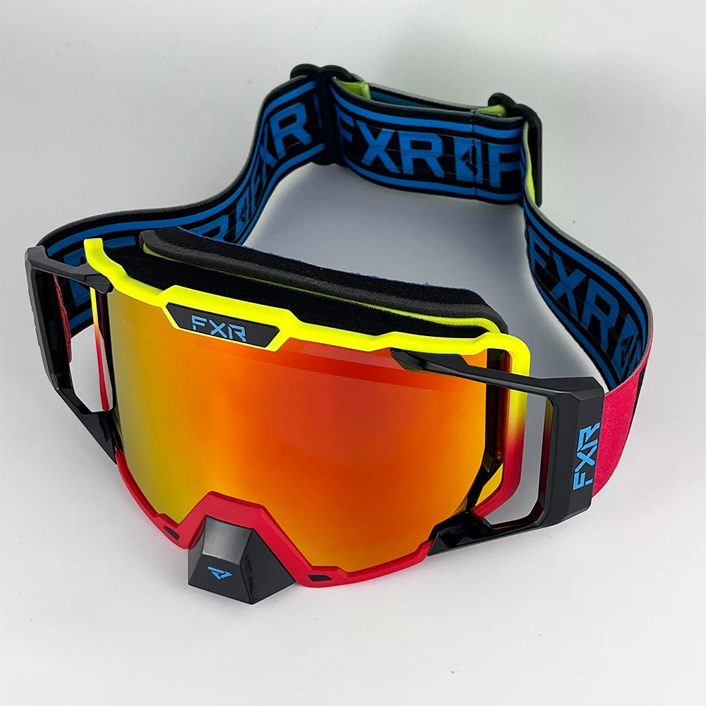 FXR موتوكروس نظارات مكافحة الضباب التزلج نظارات ATV MTB حماية الدراجات سباق الدراجات النارية نظارات يندبروف على الجليد حملق