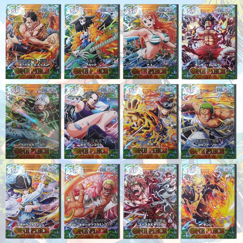 

Kakao ONE PIECE SP card Monkey D. Luffy Nami BROOK Boa Hancock Roronoa Zoro Sanji boy Toy collection Birthday Christmas gift