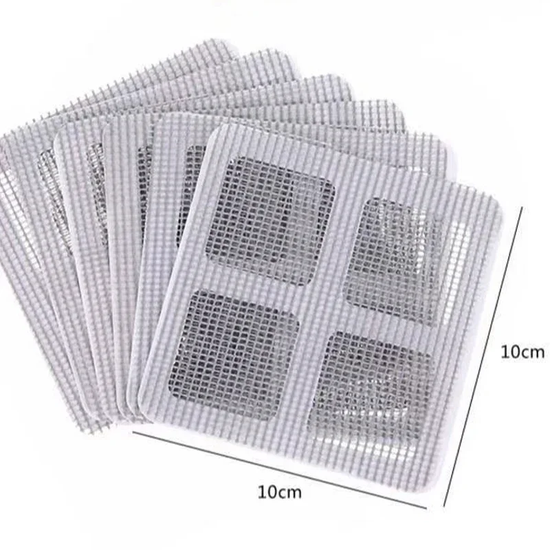 Disposable Hair Catchers Anti Blocking Mesh Floor Drain Sticker for Kitchen Bathroom Shower Sink Filter Strainer Hair Stoppers