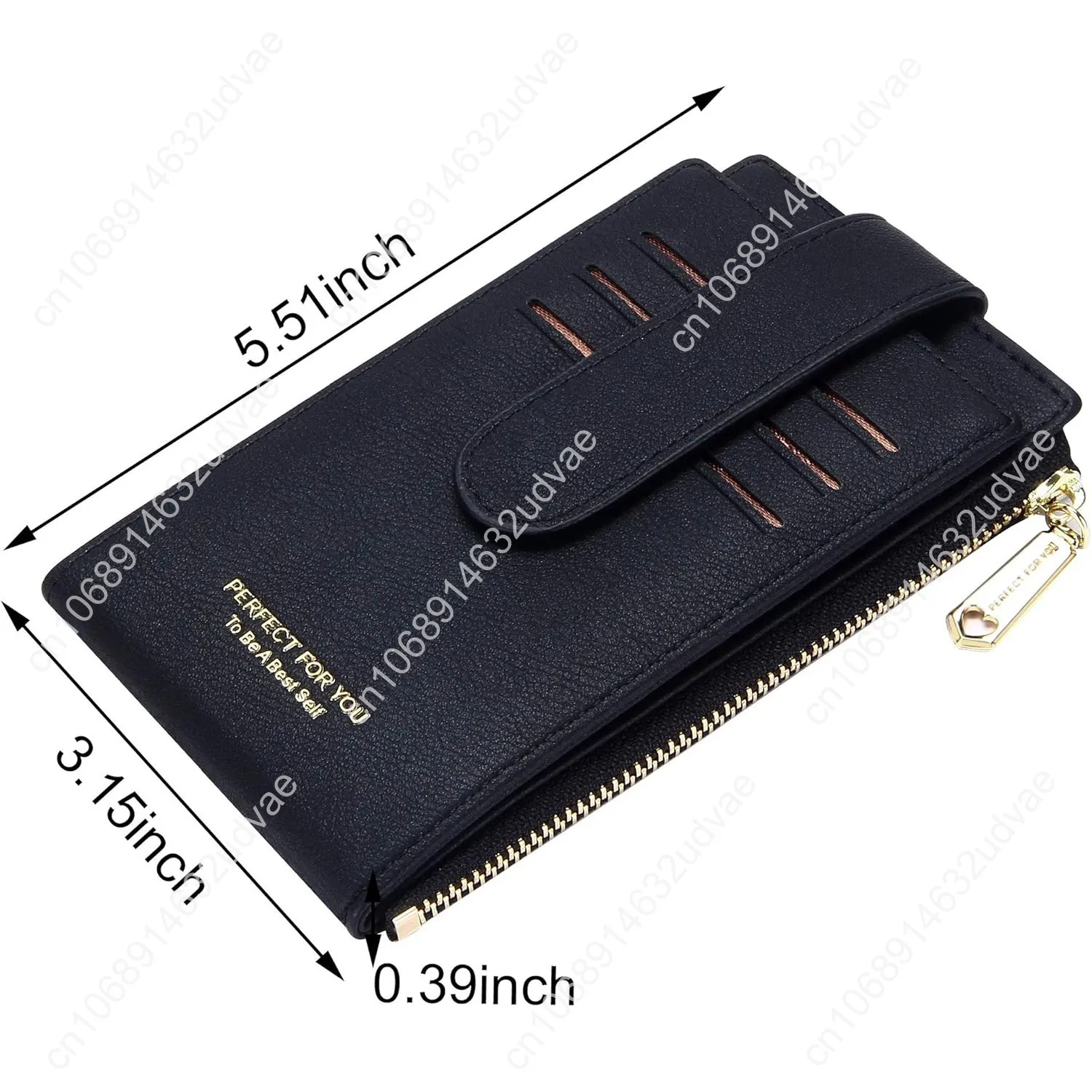 Badiya Tarjetero para Mujer RFlD Carteras Delgadas Plegable Multi Tarjetero Monedero