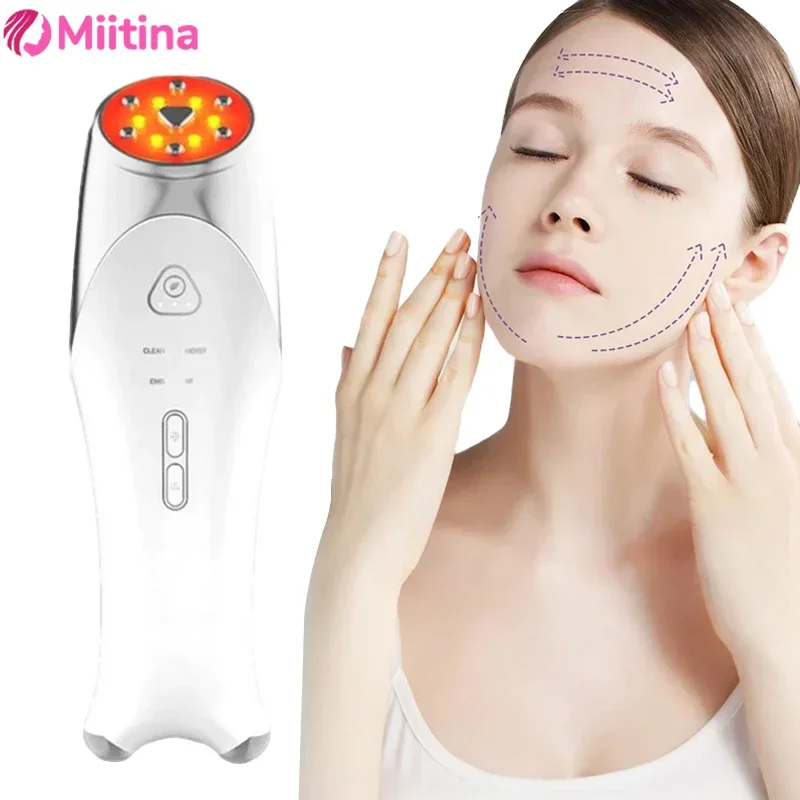 

New EMS Facial Massager Face Lift Devices Skin Rejuvenation Lady Spa Anti Aging Wrinkle Beauty Machine Microcurrents Tightening