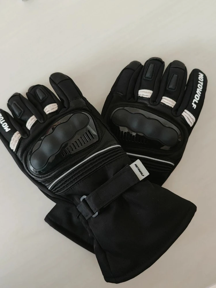 

Motowolf MX Pro зимние перчатки для мужчин, водонепроницаемые, термофлисовые, для мотокросса, кожаное снаряжение для верховой езды, ветрозащитное, Touchscree