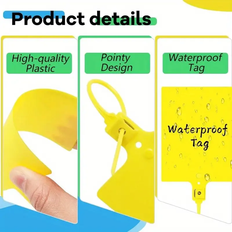 250 Large Waterproof  Shipping Labels, Durable And Writable, With Cable Ties, 5 Colours For Luggage And Office Use