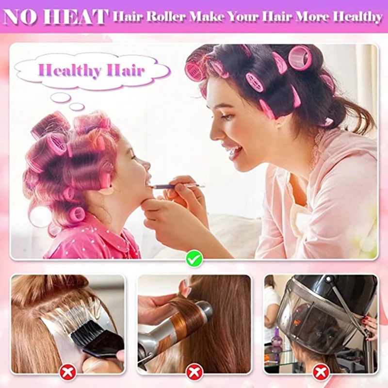 Self-Grabbing Hair Curler Suitable For Long, Medium And Thin Hairdressing Tools Multi-Layer Hair Curler Hair Roller Set